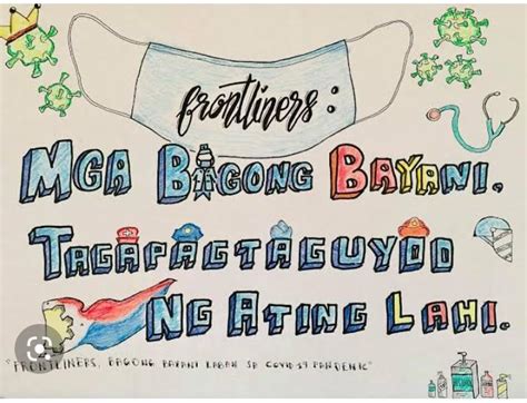 20 words slogan tungkol s mga bayani .